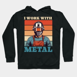 Western Welder Retro Themed Gift Hoodie